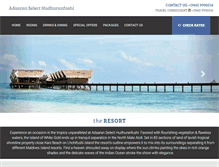 Tablet Screenshot of hudhuranfushiresort.com